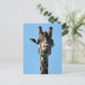 GIRAFFE POSTKARTE (Stehend Vorderseite)
