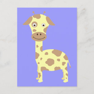 Giraffe Postkarte