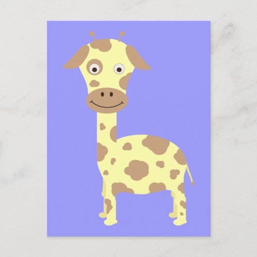 Giraffe Postkarte (Vorderseite)