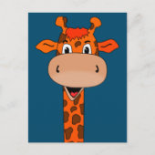Giraffe Postkarte (Vorderseite)