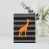 giraffe postkarte (Stehend Vorderseite)