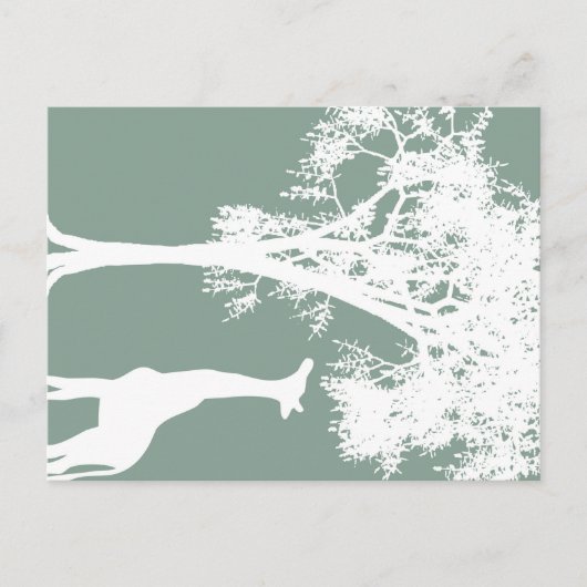 Giraffe Postkarte (Vorderseite)