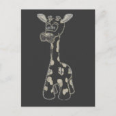 Giraffe Postkarte (Vorderseite)