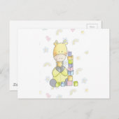 Giraffe Postkarte (Vorne/Hinten)