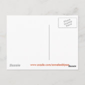 Giraffe-Postkarte Postkarte (Rückseite)