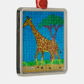 Giraffe - Premium-Ornament Ornament Aus Metall (Rechts)