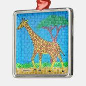 Giraffe - Premium-Ornament Ornament Aus Metall (Links)