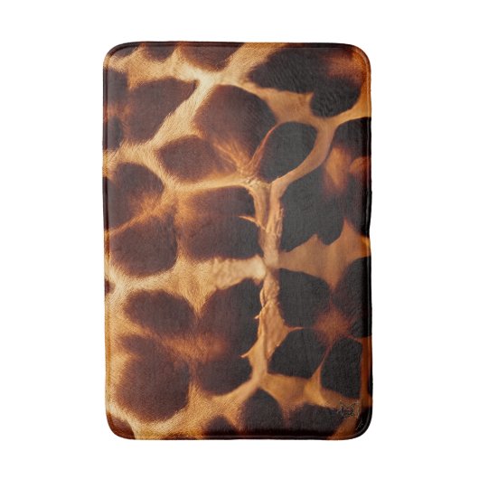 Giraffe Print Badematte (Vorderseite Vertikal)