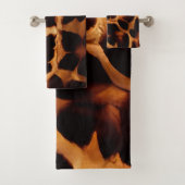 Giraffe Print Badhandtuch Set (Insitu)