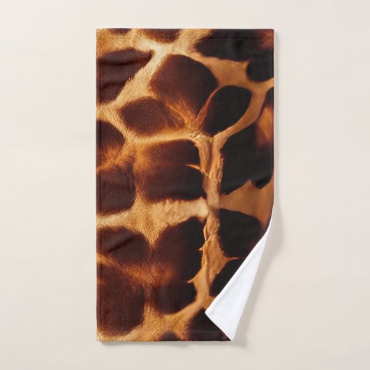 Giraffe Print Badhandtuch Set (Handtuch)