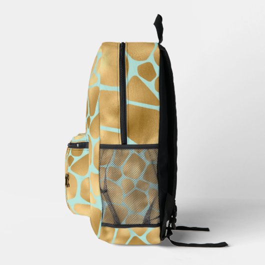 Giraffe Print Bedruckter Rucksack (Rechts)