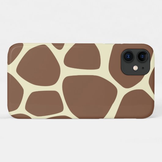 Giraffe Print, Braune Giraffe, Tierdruck, Jungle Case-Mate iPhone Hülle (Rückseite (Horizontal))