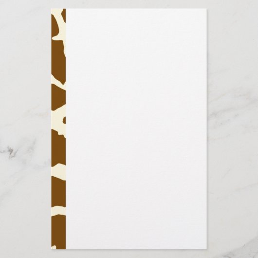 Giraffe Print Briefpapier (Vorderseite)