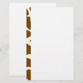 Giraffe Print Briefpapier (Vorne/Hinten)