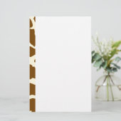Giraffe Print Briefpapier (Stehend Vorderseite)