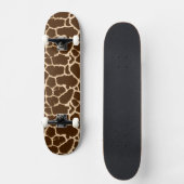 Giraffe Print Design Skateboard (Vorderseite)