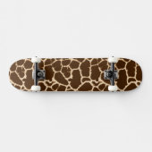 Giraffe Print Design Skateboard (Horizontal)