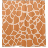 Giraffe Print Duschvorhang (Vorderseite)