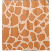Giraffe Print Duschvorhang (Vorderseite)