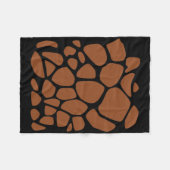 Giraffe Print Easy Diy Halloween Kostüm Fleecedecke (Vorderseite (Horizontal))