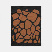 Giraffe Print Easy Diy Halloween Kostüm Fleecedecke (Vorderseite)