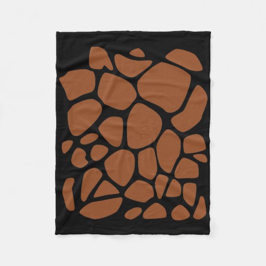 Giraffe Print Easy Diy Halloween Kostüm Fleecedecke (Vorderseite)