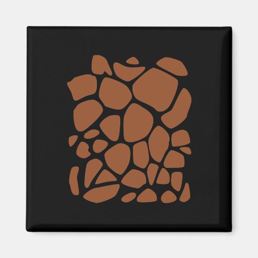 Giraffe Print Easy Diy Halloween Kostüm Magnet (Vorne)