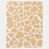Giraffe Print Fleecedecke (Vorderseite)