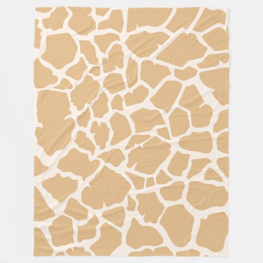 Giraffe Print Fleecedecke (Vorderseite)