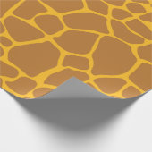 Giraffe Print Geschenkpapier (Ecke)