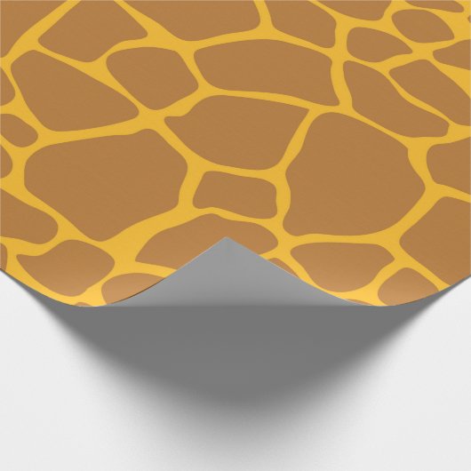 Giraffe Print Geschenkpapier (Ecke)