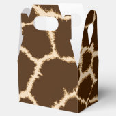 Giraffe Print Geschenkschachtel (Geöffnet)
