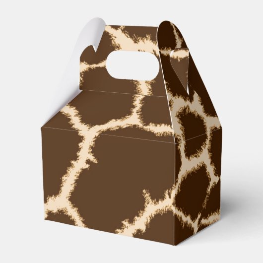 Giraffe Print Geschenkschachtel (Vorderseite)