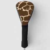 Giraffe Print Golf Headcover (Vorderseite)