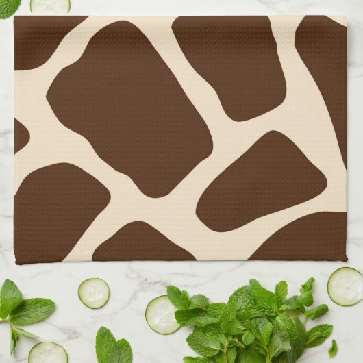 Giraffe Print Handtuch (Gefaltet)