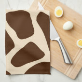 Giraffe Print Handtuch (Viertel Falte)