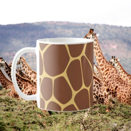 Giraffe Print Kaffeetasse