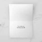 Giraffe print karte (Innenseite)