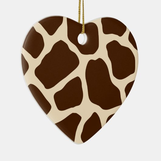 Giraffe Print Keramik Ornament (Rechts)