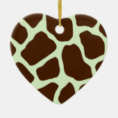 Giraffe Print Keramikornament (Vorne)
