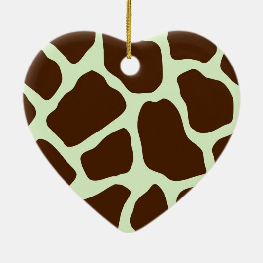 Giraffe Print Keramikornament (Hinten)