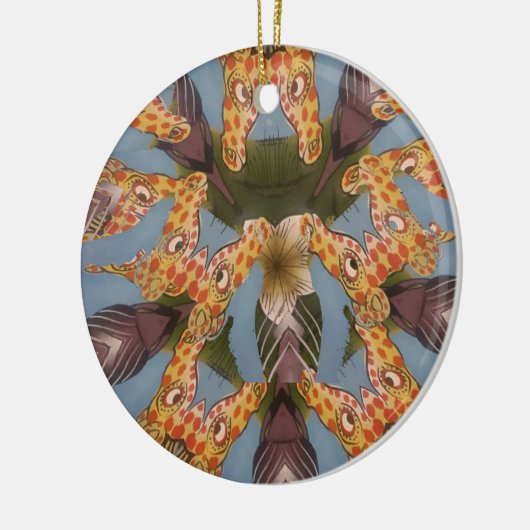 Giraffe Print Keramikornament (Links)