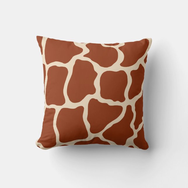 Giraffe Print Kissen (Vorderseite)