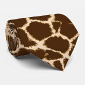Giraffe Print Krawatte (Gerollt)