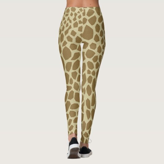 Giraffe Print Legging Leggings (Rückseite)