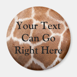 Giraffe Print Magnet