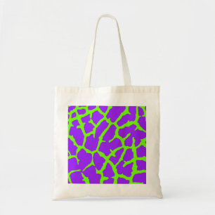 Giraffe Print Mint Amethyst Tragetasche