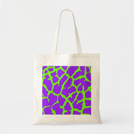 Giraffe Print Mint Amethyst Tragetasche (Vorne)