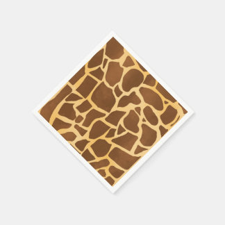 Giraffe Print Napkins Serviette