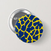 Giraffe Print Navy Yellow Button (Vorne & Hinten)